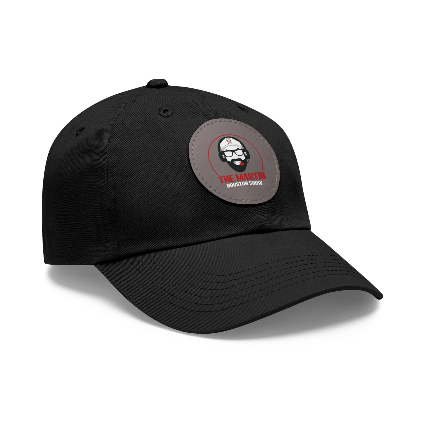 Martin Houston Show Hat with Leather Patch (Round)
