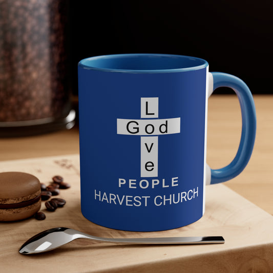 Harvest Church Love God Love People Coffee Mug, 11oz
