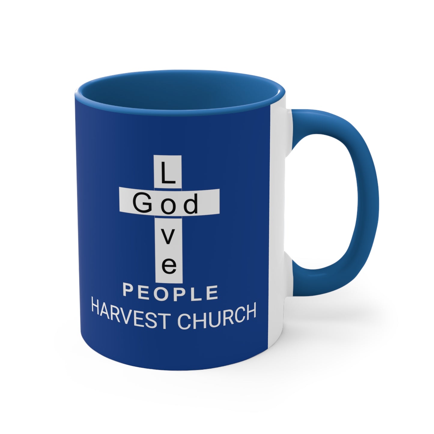 Harvest Church Love God Love People Coffee Mug, 11oz