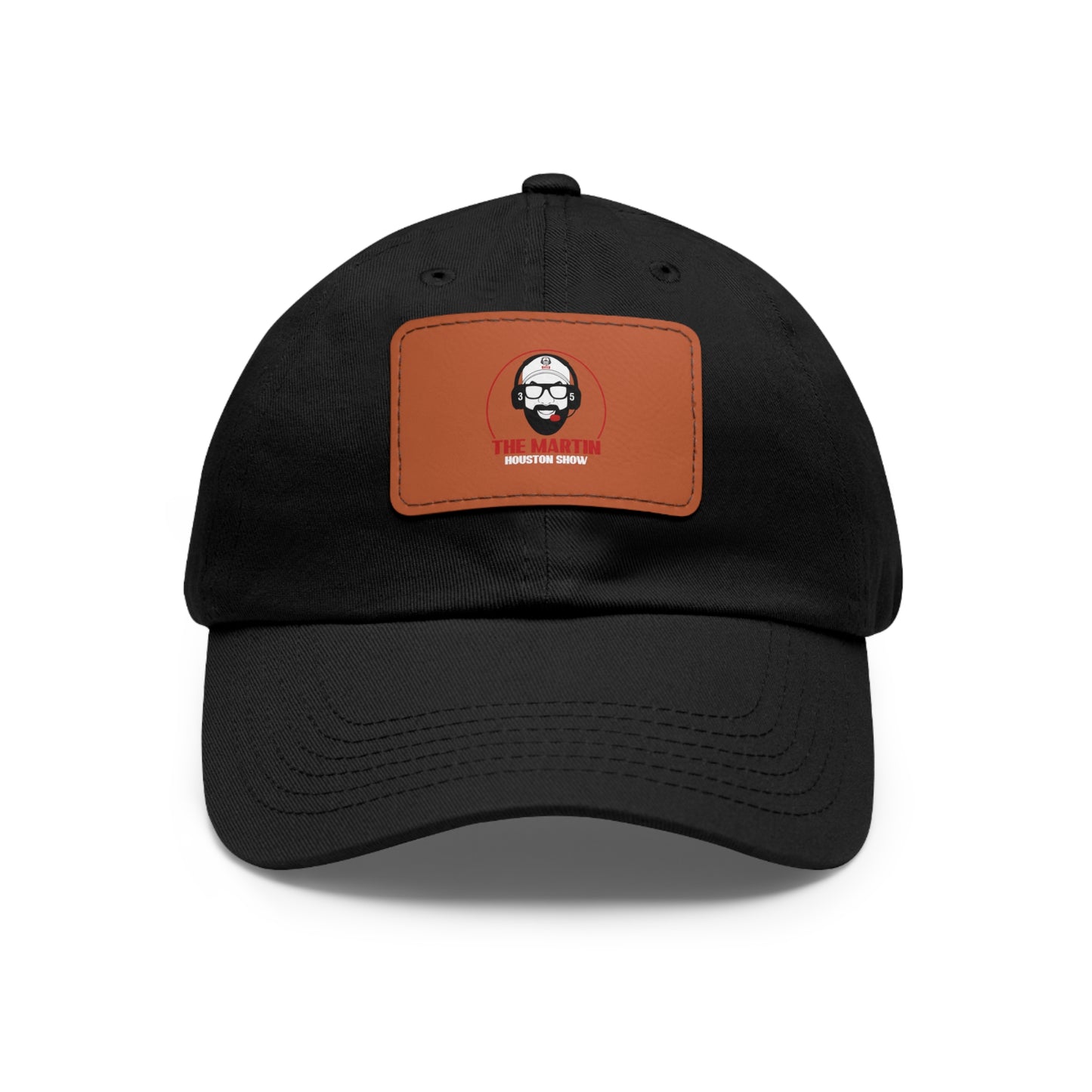 Martin Houston Show Hat with Leather Patch (Rectangle)